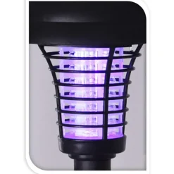 Lampe Solaire LED Anti-Moustiques - Blanc Anti-UV - Autonomie 6 à 8h* New