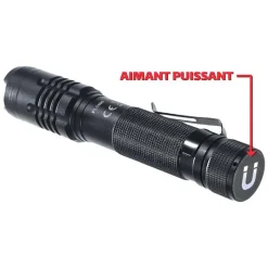 Lampe Torche Multifonction Observer Noire - 1200 Lumens*Observer Tools New