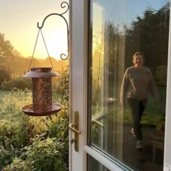 Lanterne solaire et mangeoire Ø 19 x 20 cm* Hot