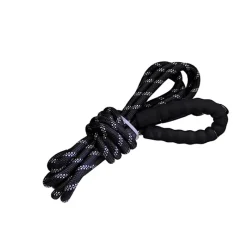 Longe réfléchissante en nylon - 5 mètres avec mousqueton et poignée* Sale