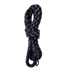 Longe réfléchissante en nylon - 5 mètres avec mousqueton et poignée* Sale