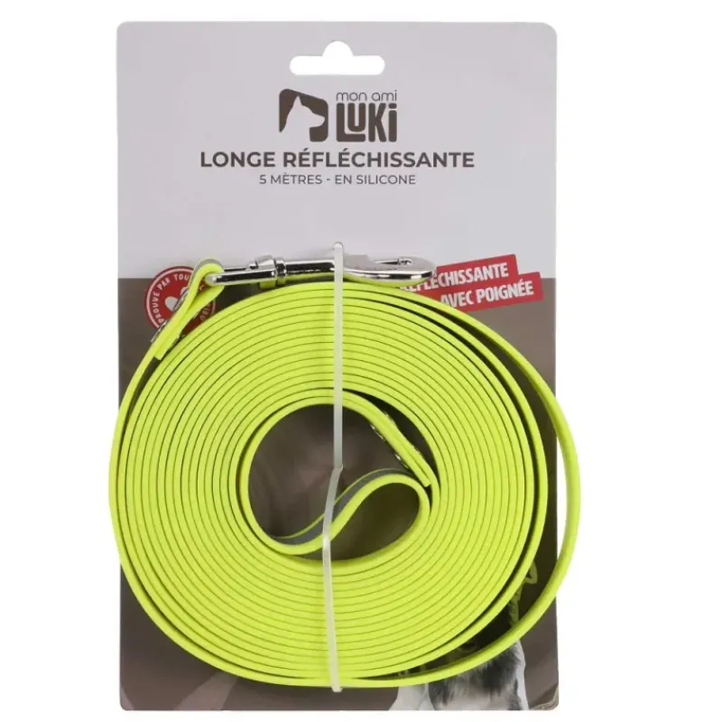 Longe réfléchissante silicone jaune fluo 5m x 2cm* Online