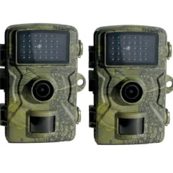 Lot 2 caméras de chasse 12MP LEDs invisibles IP66 – Vision nocturne* Online