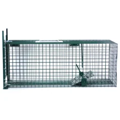 Lot de 10 Boîtes à fauves 1 entrée pour rats 22 x 24 x 61 cm* Online