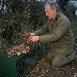 Lot de 10 Cages Renard à Appât robuste en maille carrée 13kg 140x30x35cm* Clearance
