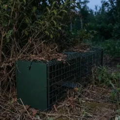 Lot de 10 Cages Renard à Appât robuste en maille carrée 13kg 140x30x35cm* Clearance