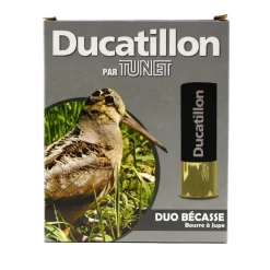 Lot de 200 Cartouches 12/70 bourre jupe "Duo Bécasse" 38g 358m/s*TUNET Best