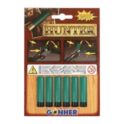 Lot de 6 cartouches pour fusil à amorces sécurisées*