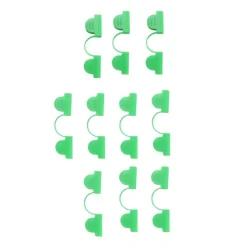 Lot de 10 clips de fixation 85x25mm pour tunnel de jardin - Vert* Best