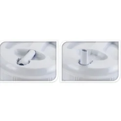 Lot de 3 Distributeurs de Boisson en Plastique - Capacités 7,5L, 2,4L et 1,25L - Bleu et Blanc* Best