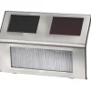 Lot de 4 lampes solaires LED inox – Éclairage extérieur éco* Sale
