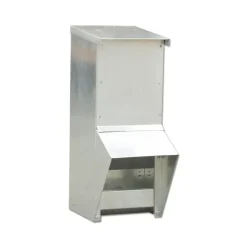 Lot de 5 Mangeoires à trémie métal galvanisée 7kg* Hot