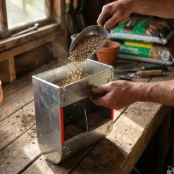 Lot de 10 Mangeoires lapins trémie 2 compartiments* Sale