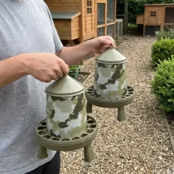 Lot de 5 Mangeoires sur pieds surélevés 4 kg camo Ø 33cm H 37,5cm*GAUN Sale