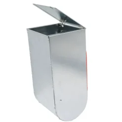 Lot de 10 Mangeoires trémie acier galva 1 compartiment* Online