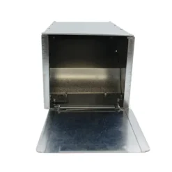 Lot de 10 Mangeoires trémie acier galva 1 compartiment* Online