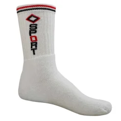 Lot de 3 paires de chaussettes sport coton blanches* Discount