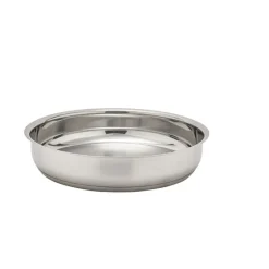 Lot de 3 Poêles acier inoxydable diamètres 20, 24 et 26 cm*Pradel France Discount