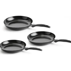 Lot de 3 poêles Vita Verte en aluminium anti-adhésif - Ø20/24/28cm - Tous feux* Sale