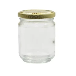 Lot de 20 pots en verre 250 g avec couvercles pour miel* New