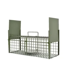 Lot de 3 Ratières de passage galvanisée 50 x 18 x 18 cm* Best