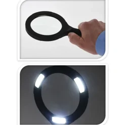 Loupe éclairante 3 LED COB - Diamètre 11 cm* Sale