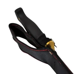 Machette lame acier inox 25 cm ép 4mm manche PVC noir + Fourreau*