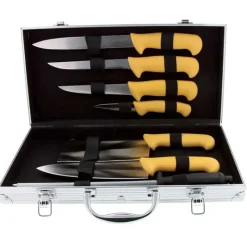 Mallette Valise du boucher acier inoxydable 7 pièces* Discount