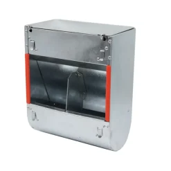 Mangeoire à trémie 2 compartiments 24,5 x 10,5 x 20*