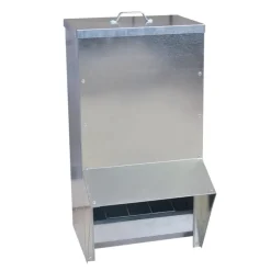 Mangeoire à trémie galvanisée 30 Kg - 31 x 22 x 59 cm*GAUN Best