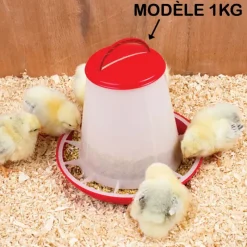 Mangeoire anti-gaspillage, plastique 1 kg*Olba Online