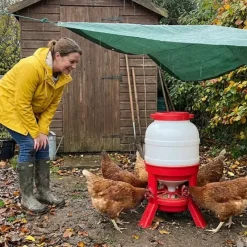 Mangeoire anti-gaspillage sur pieds 23 kg – Grande capacité*GAUN Best