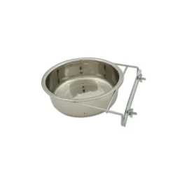 Mangeoire Chenil acier inoxydable 23 cm fixation sur chenil 2,8L* New