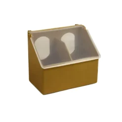 Mangeoire de cage éco 2 trous pour pigeons -*GAUN