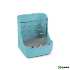 Mangeoire lapin avec râtelier double usage grain et foin*