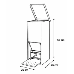 Mangeoire métallique anti nuisibles 12 kg* Best