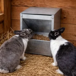 Mangeoire murale metal galvanisé lapin, rongeurs 2,5 Kg* New