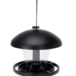 Mangeoire oiseaux transparente 19x17cm avec corde suspension* Online