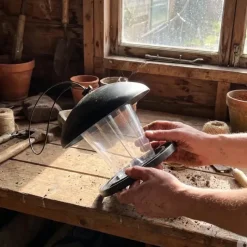 Mangeoire oiseaux transparente 19x17cm avec corde suspension* Online