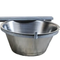 Mangeoire professionnelle double pour chenil acier galvanisé 2 X 2,5L*