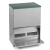 Mangeoire Trémie Anti-Nuisible Rooster 40kg - Acier Galvanisé pour Volailles*GAUN New