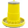 Mangeoire trémie cylindrique volailles plastique jaune 17kg*River Systems Clearance