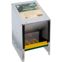 Mangeoire trémie galva 2,5 kg ProFeeder anti-gaspillage*Olba Sale