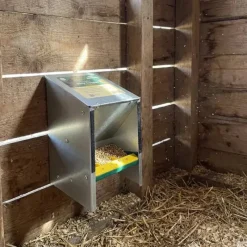 Mangeoire trémie galva 2,5 kg ProFeeder anti-gaspillage*Olba Sale