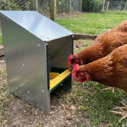 Mangeoire trémie galva 2,5 kg ProFeeder anti-gaspillage*Olba Sale