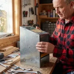 Mangeoire trémie galva 2,5 kg ProFeeder anti-gaspillage*Olba Sale