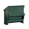 Mangeoire trémie galvanisée verte anti gaspillage 20 kg* Clearance