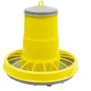 Mangeoire trémie plastique volaille cylindrique jaune 10 kg*River Systems New