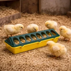 Mangeoire volaille plastique à trous 30cm*Olba Sale