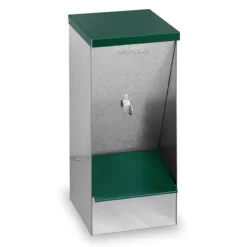Mangeoires à trémie galvanisé chiens 20 Kg*GAUN Discount